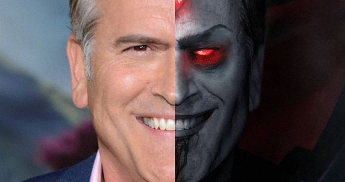 Bruce Campbell es Mister Sinister en BossLogics Doctor Strange 2 Fan Art

