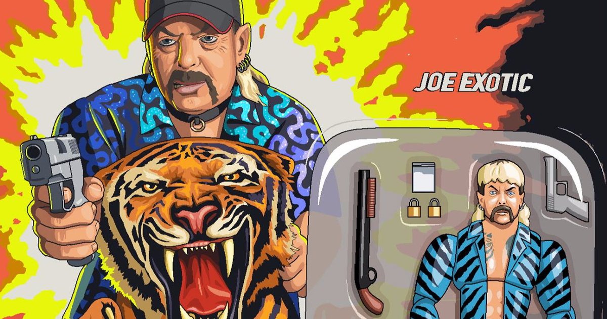 G.I. Joe Exotic Fan Art convierte al Rey Tigre de Netflix en un verdadero h...